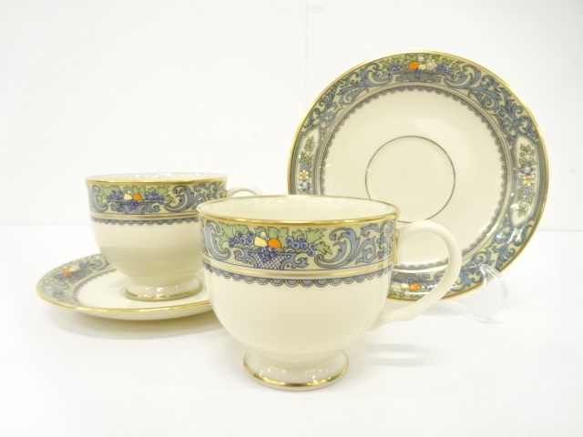 LENOX　レノックス　オータムシリーズ　カップ＆ソーサー　ペア　洋食器